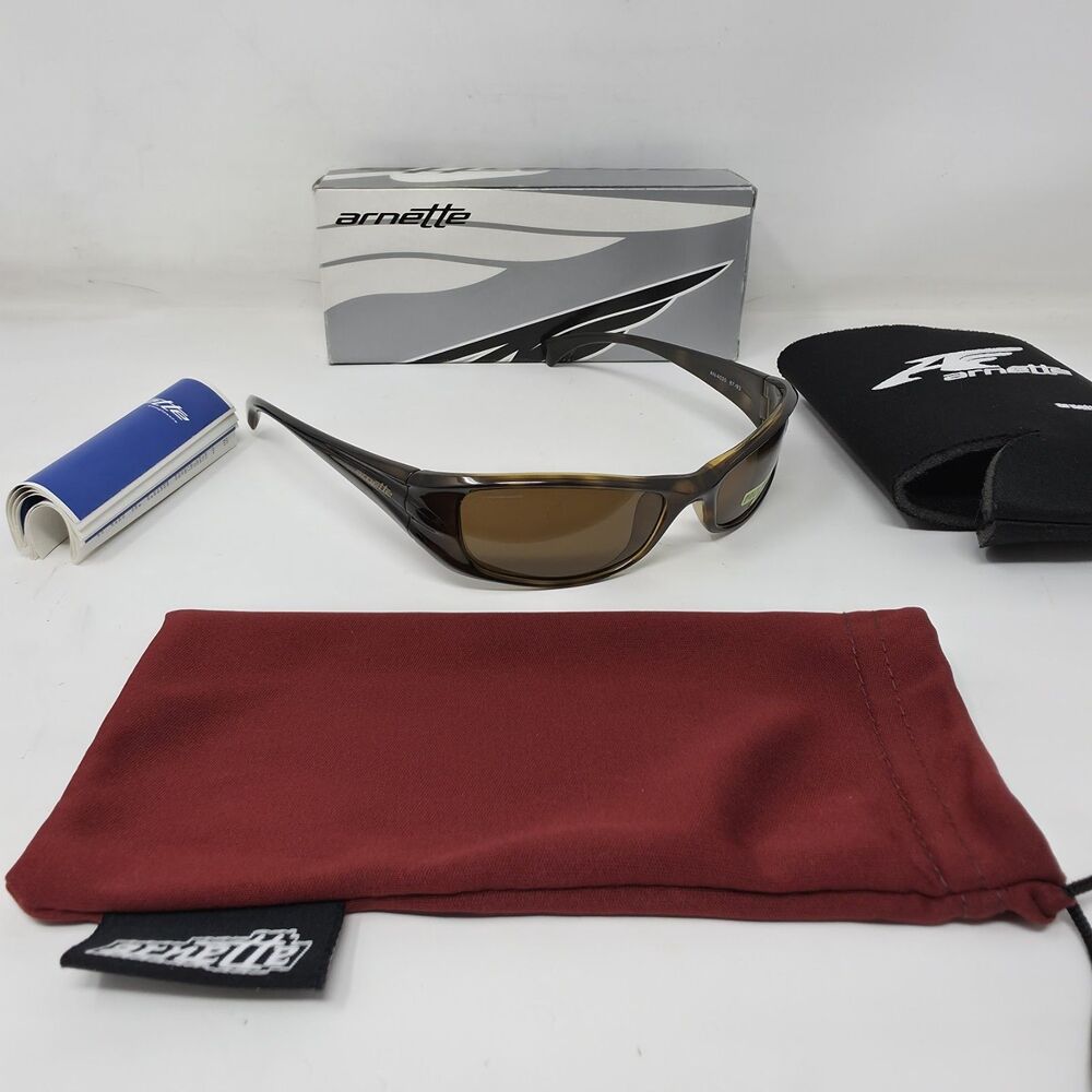 New Arnette Stance Brown Sunglasses Polarized Lenses 4020-67/83 Made in Italy